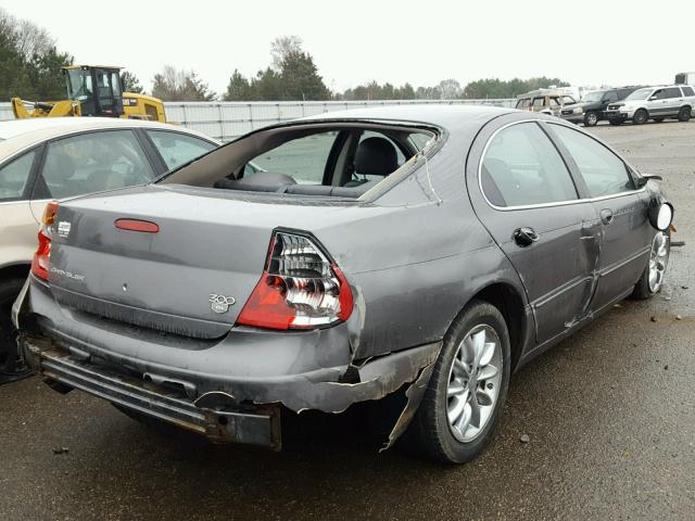 2C3AE66G54H645603 - 2004 CHRYSLER 300M GRAY photo 4