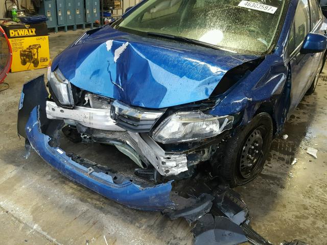 19XFB2F52CE034407 - 2012 HONDA CIVIC LX BLUE photo 9