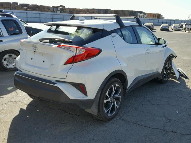 NMTKHMBX3JR050147 - 2018 TOYOTA C-HR XLE WHITE photo 4