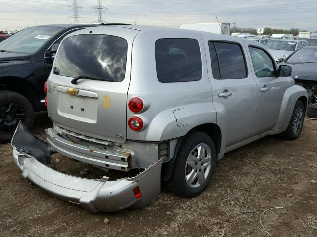 3GNDA13D68S530665 - 2008 CHEVROLET HHR LS SILVER photo 4