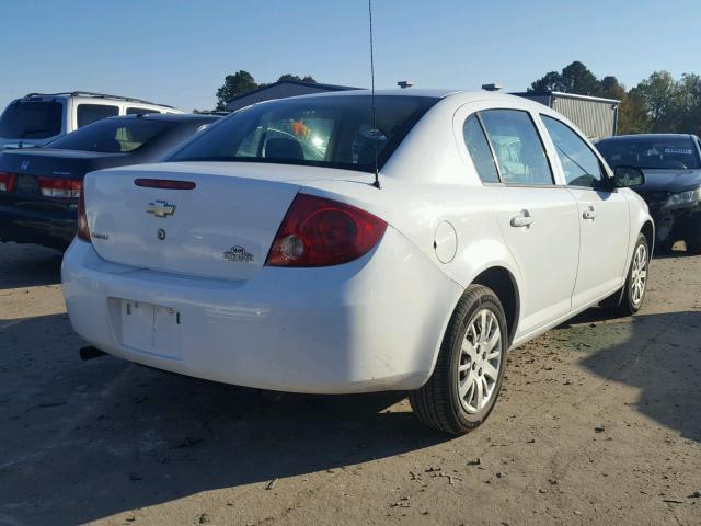 1G1AB5F57A7140062 - 2010 CHEVROLET COBALT LS WHITE photo 4