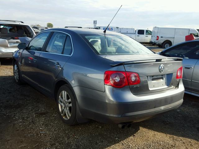 3VWEF71K67M055358 - 2007 VOLKSWAGEN JETTA WOLF GRAY photo 3