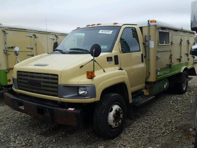 1GDJ5C1G67F405009 - 2007 GMC C5500 C5C0 YELLOW photo 2