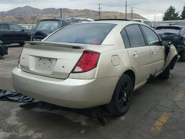 1G8AZ54F44Z178107 - 2004 SATURN ION LEVEL GOLD photo 4