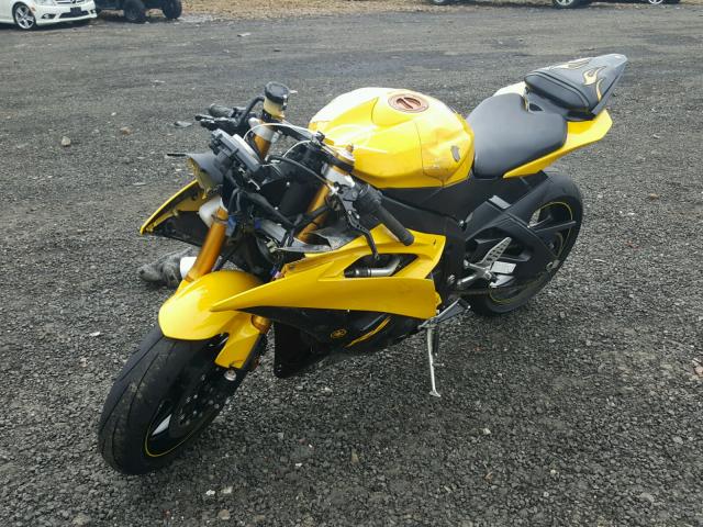 JYARJ16E48A006401 - 2008 YAMAHA YZFR6 YELLOW photo 2