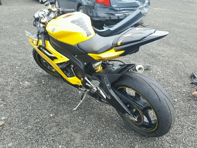 JYARJ16E48A006401 - 2008 YAMAHA YZFR6 YELLOW photo 3