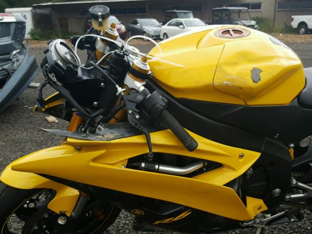 JYARJ16E48A006401 - 2008 YAMAHA YZFR6 YELLOW photo 9