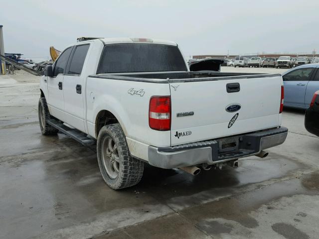 1FTPW14V87KC83223 - 2007 FORD F150 SUPER WHITE photo 3