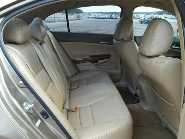 1HGCP26798A019307 - 2008 HONDA ACCORD EX GOLD photo 6