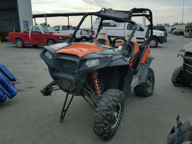 4XAVE76A3BD108597 - 2011 POLARIS RANGER RZR ORANGE photo 2