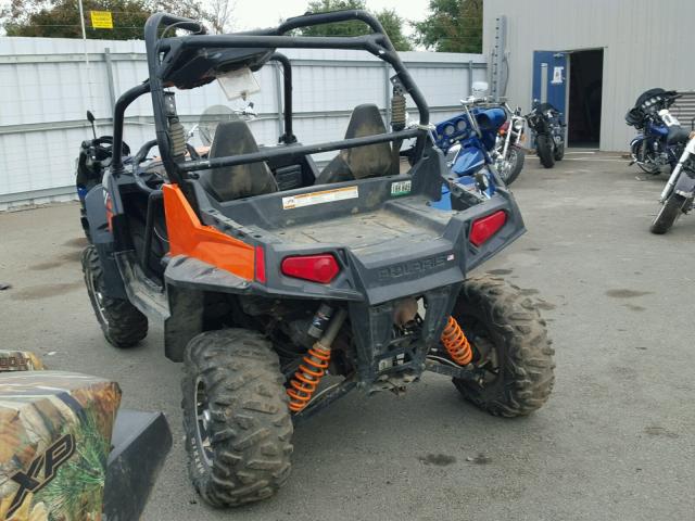 4XAVE76A3BD108597 - 2011 POLARIS RANGER RZR ORANGE photo 3