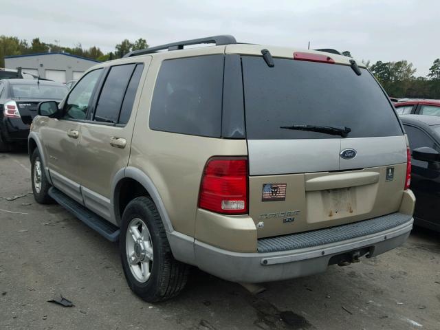 1FMDU73E72UC55578 - 2002 FORD EXPLORER X GOLD photo 3