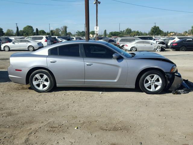 2C3CDXBG4EH303293 - 2014 DODGE CHARGER SE GRAY photo 9