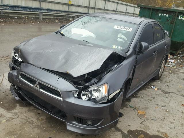 JA3AU26U19U000964 - 2009 MITSUBISHI LANCER ES/ GRAY photo 2