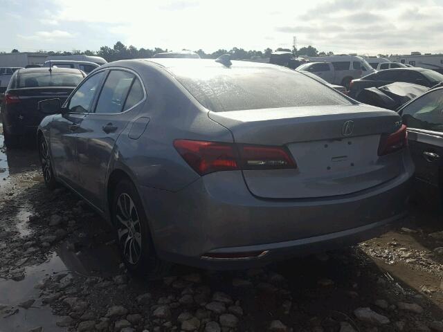 19UUB1F51FA021738 - 2015 ACURA TLX TECH ნაცრისფერი ფოტო 3