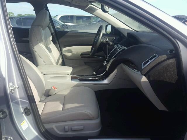 19UUB1F51FA021738 - 2015 ACURA TLX TECH ნაცრისფერი ფოტო 5