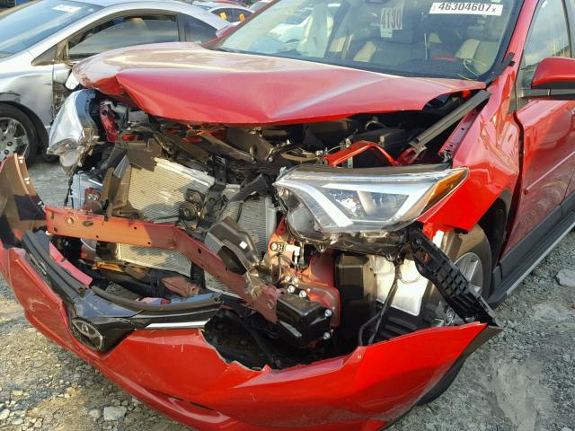 2T3YFREV9HW370297 - 2017 TOYOTA RAV4 LIMIT RED photo 9