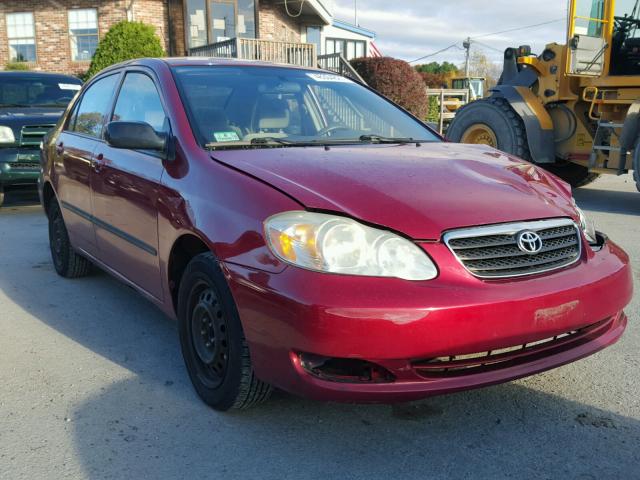 JTDBR32E270111779 - 2007 TOYOTA COROLLA CE RED photo 1