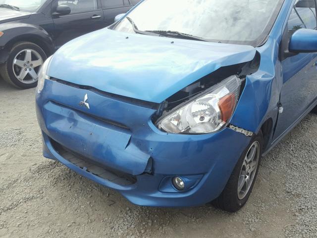 ML32A3HJ7FH041632 - 2015 MITSUBISHI MIRAGE DE BLUE photo 9