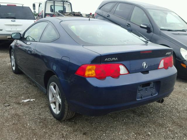 JH4DC54843C009176 - 2003 ACURA RSX BLUE photo 3