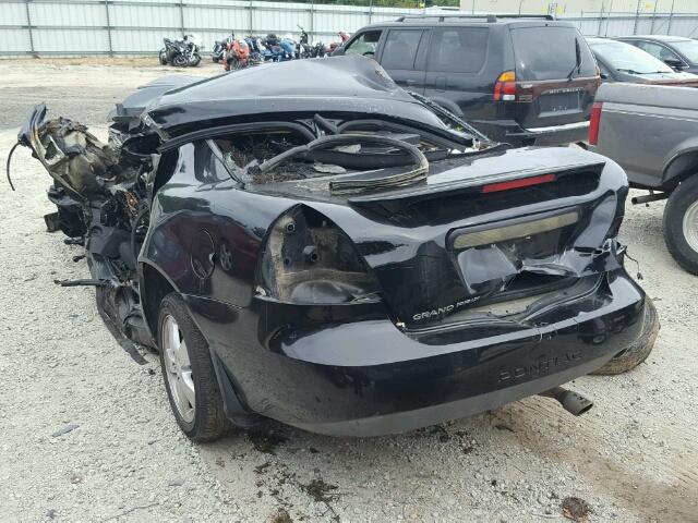 2G2WP552181128460 - 2008 PONTIAC GRAND PRIX BLACK photo 3
