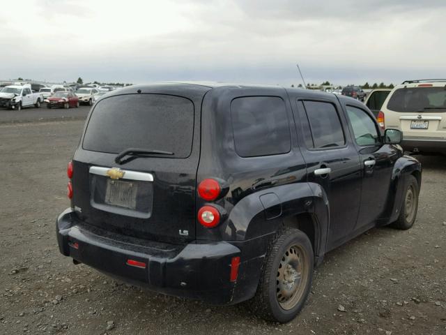3GNDA13D96S649694 - 2006 CHEVROLET HHR LS BLACK photo 4