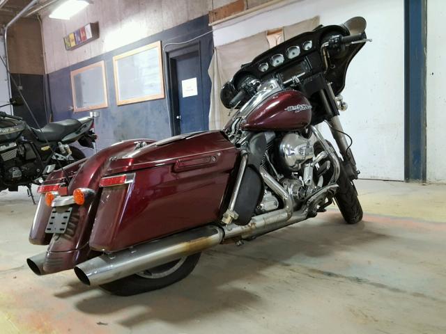 1HD1KRM13EB713149 - 2014 HARLEY-DAVIDSON FLHXS STRE BURGUNDY photo 4