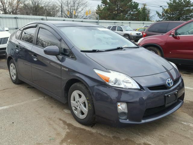 JTDKN3DU2A5105586 - 2010 TOYOTA PRIUS BLUE photo 1