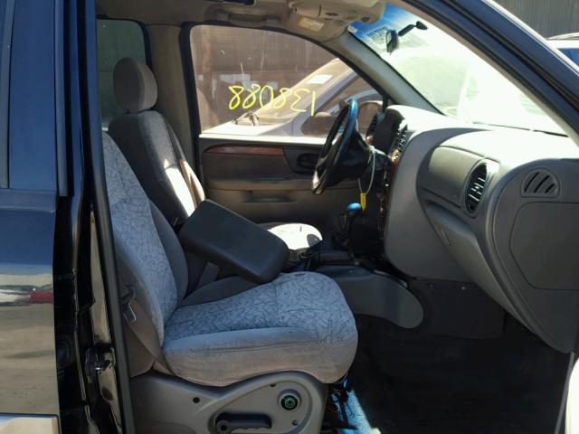 4NUES16S736101105 - 2003 ISUZU ASCENDER S შავი ფოტო 5