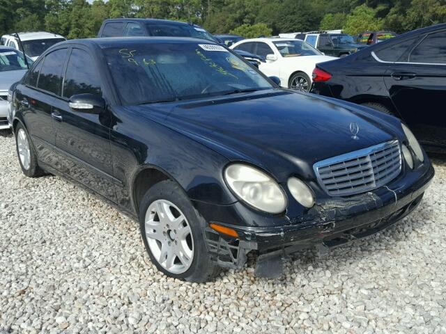 WDBUF56J16A752773 - 2006 MERCEDES-BENZ E 350 BLACK photo 1