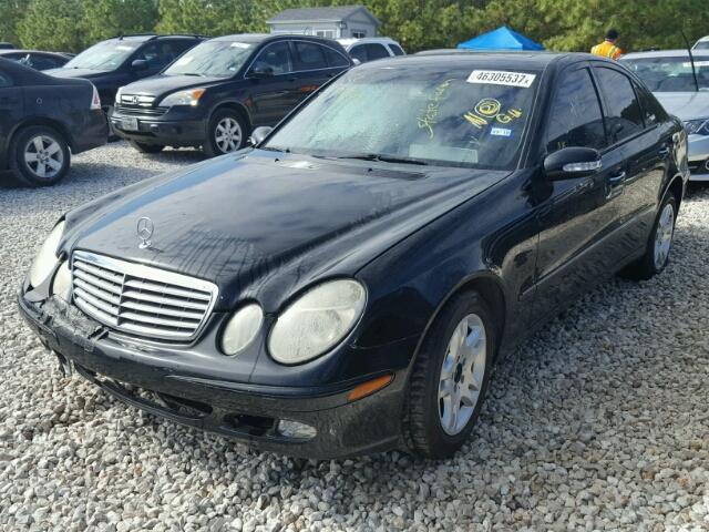 WDBUF56J16A752773 - 2006 MERCEDES-BENZ E 350 BLACK photo 2