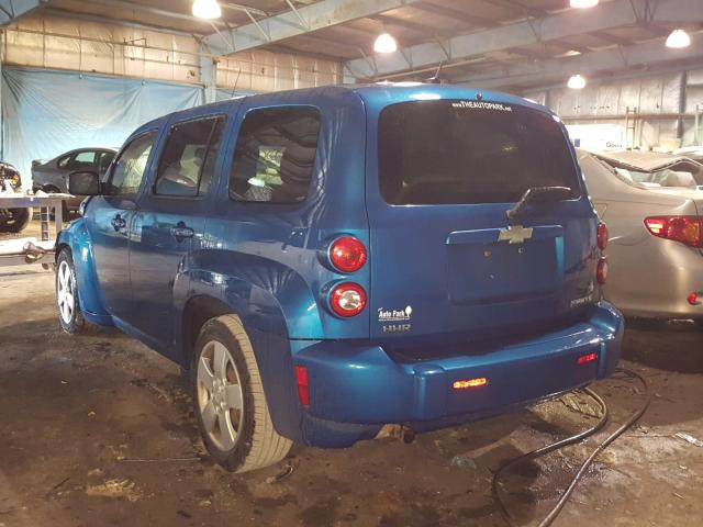 3GNCA13B19S620110 - 2009 CHEVROLET HHR LS Azul foto 3