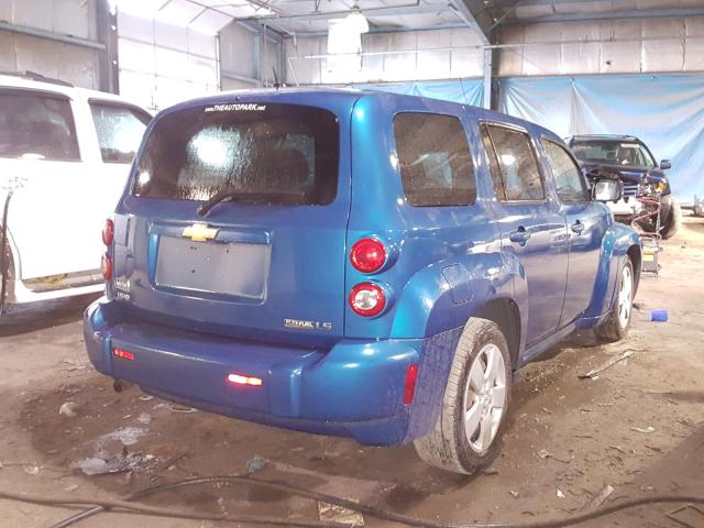 3GNCA13B19S620110 - 2009 CHEVROLET HHR LS Azul foto 4