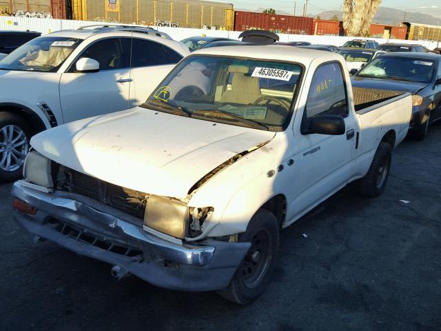 4TANL42N7XZ441431 - 1999 TOYOTA TACOMA WHITE photo 2