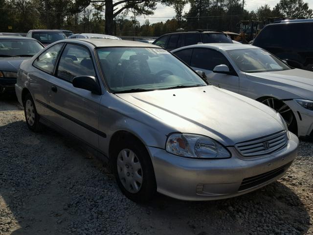 1HGEJ6221YL024470 - 2000 HONDA CIVIC DX SILVER photo 1