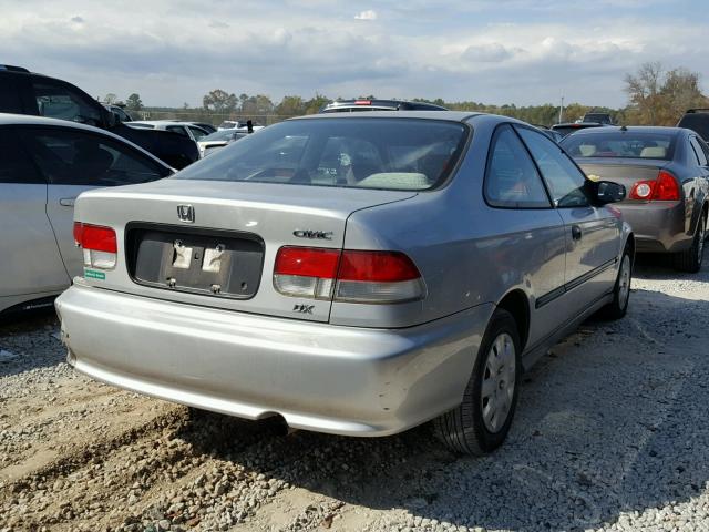 1HGEJ6221YL024470 - 2000 HONDA CIVIC DX SILVER photo 4