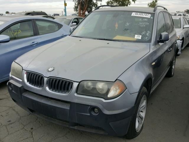 WBXPA93484WC30053 - 2004 BMW X3 SILVER photo 2