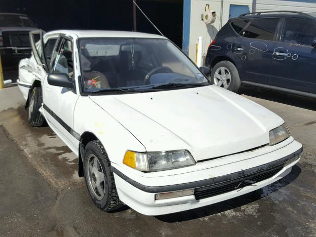 JHMED3553MS001975 - 1991 HONDA CIVIC LX WHITE photo 1