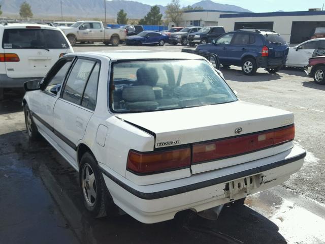 JHMED3553MS001975 - 1991 HONDA CIVIC LX WHITE photo 3