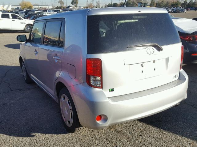 JTLZE4FE6B1120471 - 2011 TOYOTA SCION XB SILVER photo 3