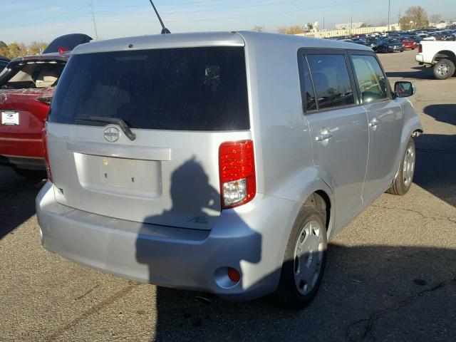 JTLZE4FE6B1120471 - 2011 TOYOTA SCION XB SILVER photo 4