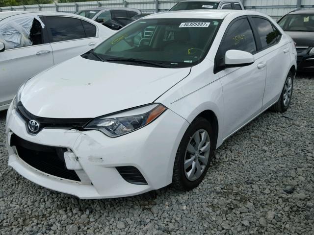 2T1BURHE0GC561090 - 2016 TOYOTA COROLLA L WHITE photo 2