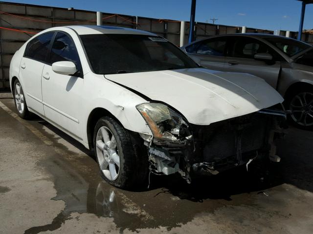 1N4BA41EX4C872669 - 2004 NISSAN MAXIMA SE WHITE photo 1