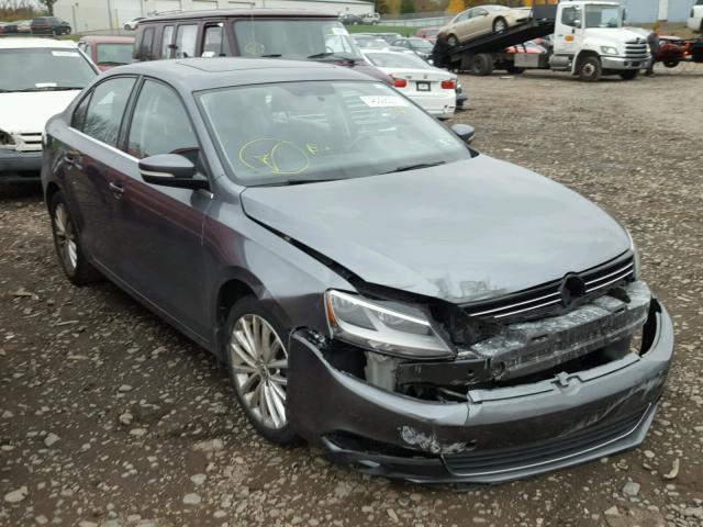 3VWLZ7AJ9BM392685 - 2011 VOLKSWAGEN JETTA SEL GRAY photo 1