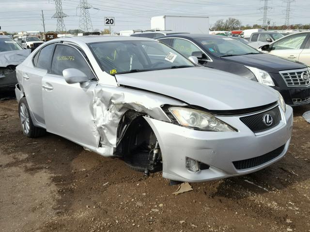 JTHBK262375047090 - 2007 LEXUS IS 250 SILVER photo 1