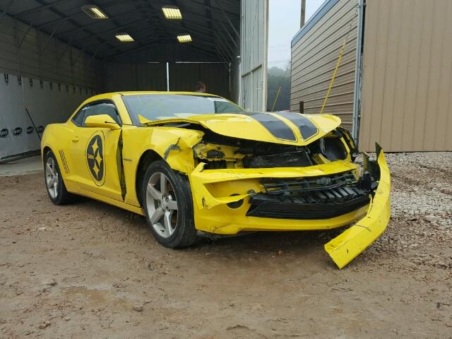 2G1FD1E38F9283164 - 2015 CHEVROLET CAMARO LT YELLOW photo 1