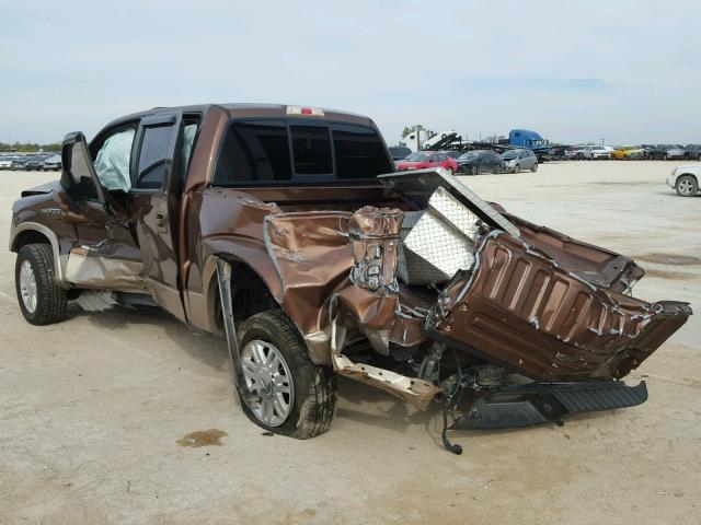 1FTFW1CT0CKD15653 - 2012 FORD F150 SUPER BROWN photo 3