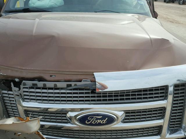 1FTFW1CT0CKD15653 - 2012 FORD F150 SUPER BROWN photo 7