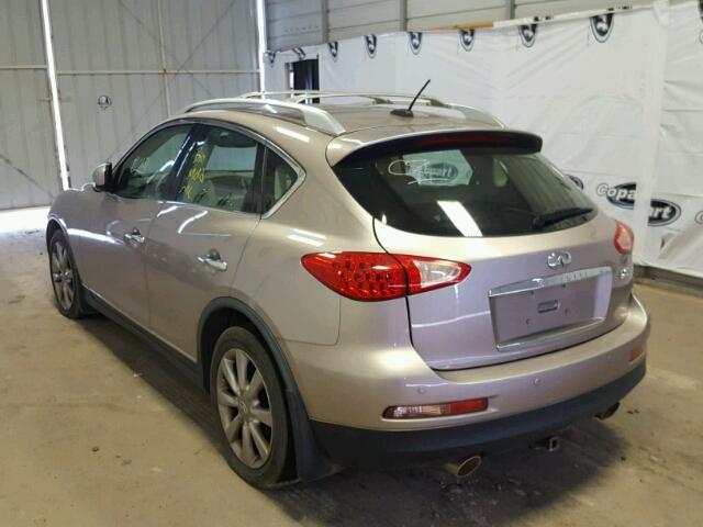 JNKAJ09F38M357572 - 2008 INFINITI EX35 BASE GOLD photo 3