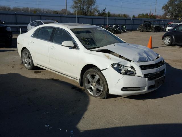 1G1ZH57B49F221477 - 2009 CHEVROLET MALIBU 1LT WHITE photo 1